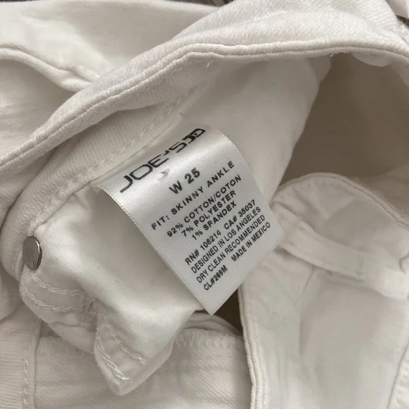 Joe’s Jeans - White Skinny Ankle - Picture 5 of 7